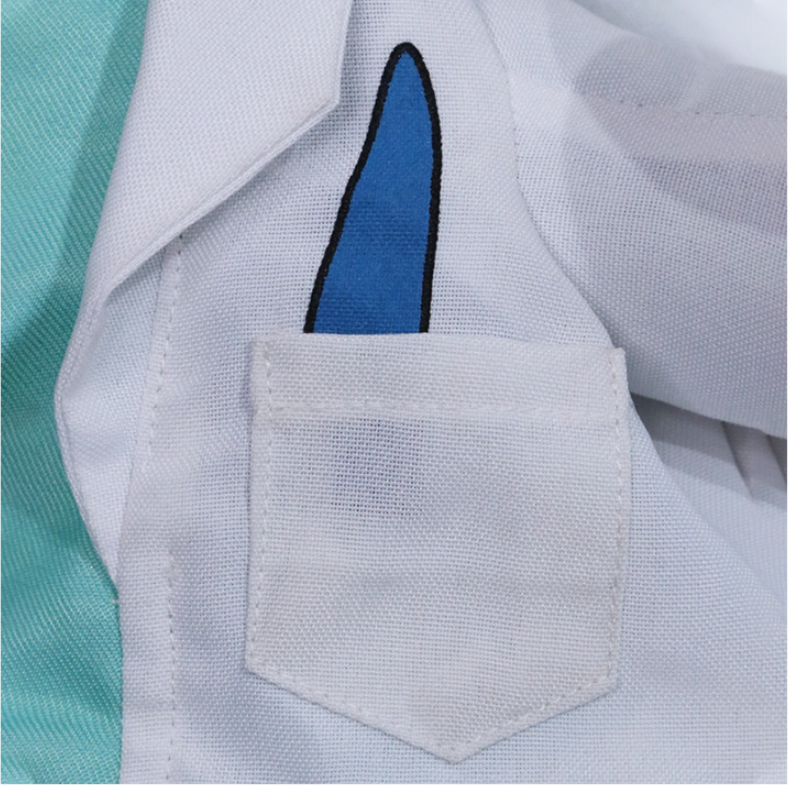 Pet Doctor Costume Veterinarian Scrubs with Lab Coat for Dogs